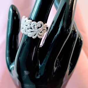 Sterling Silver Floral Ring